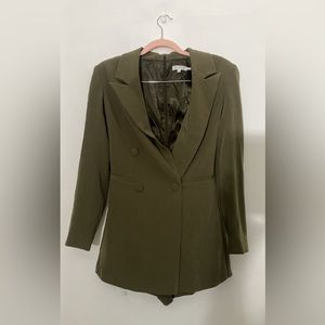 Good American Blazer Jumpsuit with Shorts
